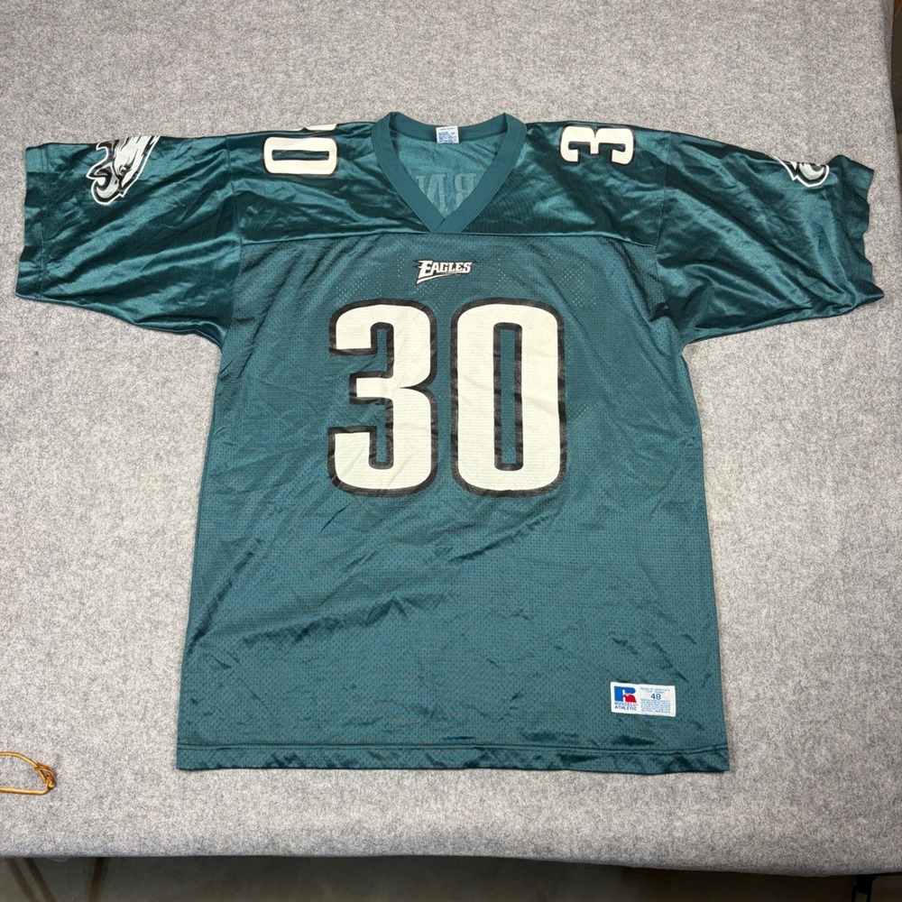 Vintage Philadelphia Eagles Charlie Garner 30 Russell Athletic Jersey Mens 48